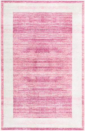 Pink 5' 3 x 8' Jill Zarin Uptown Rectangle Area Rug 70% Polypropylene & 30% Polyester  Contemporary Carpet for Living, Dining, Office, Bedroom for Sale at Rug Engine