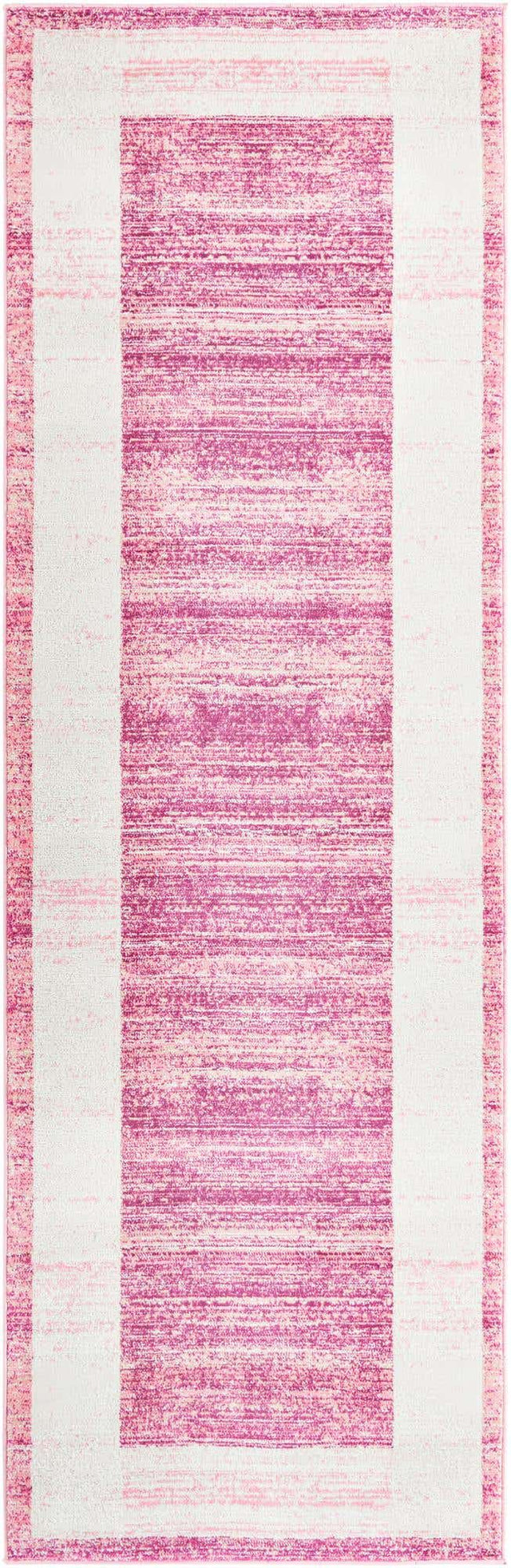 Pink 2' 7 x 8' Jill Zarin Uptown Runner Area Rug 70% Polypropylene & 30% Polyester  Contemporary Carpet for Living, Dining, Office, Bedroom for Sale at Rug Engine