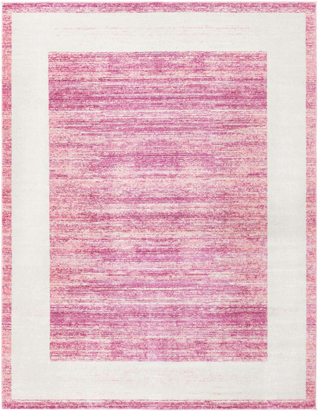 Pink 7' 10 x 10' Jill Zarin Uptown Rectangle Area Rug 70% Polypropylene & 30% Polyester  Contemporary Carpet for Living, Dining, Office, Bedroom for Sale at Rug Engine