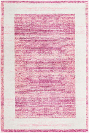 Pink 4' 1 x 6' 1 Jill Zarin Uptown Rectangle Area Rug 70% Polypropylene & 30% Polyester  Contemporary Carpet for Living, Dining, Office, Bedroom for Sale at Rug Engine