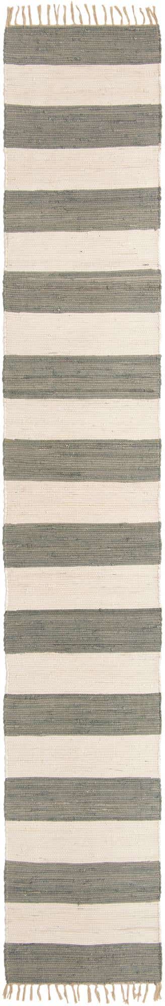 Gray 2' 6 x 16' 5 Chindi Rag Runner Area Rug 100% Cotton All Natural Eco-Friendly Carpet Mat Decor for Homes for Sale at Rug Engine