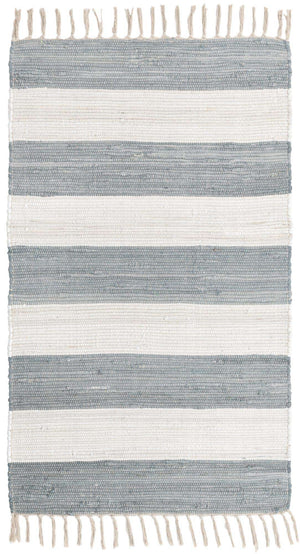 Gray 3' 1 x 5' 1 Chindi Rag Rectangle Area Rug 100% Cotton All Natural Eco-Friendly Carpet Mat Decor for Homes for Sale at Rug Engine