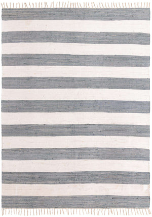 Gray 7' 10 x 11' Chindi Rag Rectangle Area Rug 100% Cotton All Natural Eco-Friendly Carpet Mat Decor for Homes for Sale at Rug Engine