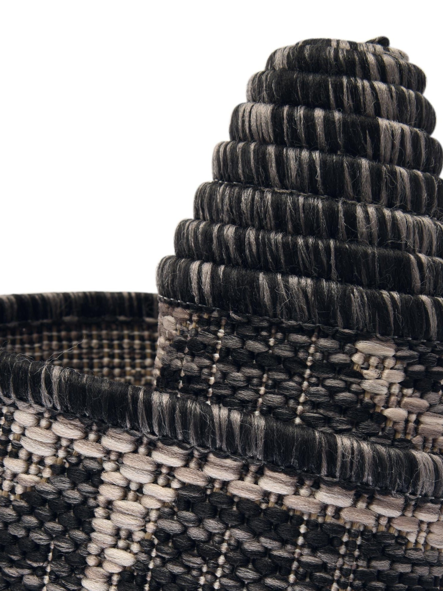 Charcoal 2' 2 x 3' 7 Outdoor Coastal Hearth Half-Round Semicircle Area Rug Weather Resistant for Patio, Deck, Terrace, Balcony, Porch 100% Polypropylene Coastal Decor Carpet for Sale at Rug Engine