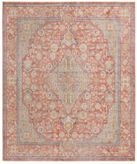 Brick Red 10' x 13' 1 Lola Rectangle Area Rug Polypropylene With Jute Backing Traditional Pattern Easy Clean Carpet for Home Interior Design for Sale at Rug Engine