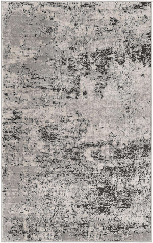 Gray 3' 3 x 5' 3 Leipzig Rectangle Area Rug 75% Polypropylene & 25% Polyester Modern Contemporary Carpet for Kitchens, Bedroom, Living Room Home Decor for Sale at Rug Engine