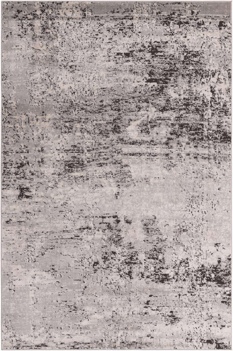 Gray 6' 1 x 9' Leipzig Rectangle Area Rug 75% Polypropylene & 25% Polyester Modern Contemporary Carpet for Kitchens, Bedroom, Living Room Home Decor for Sale at Rug Engine