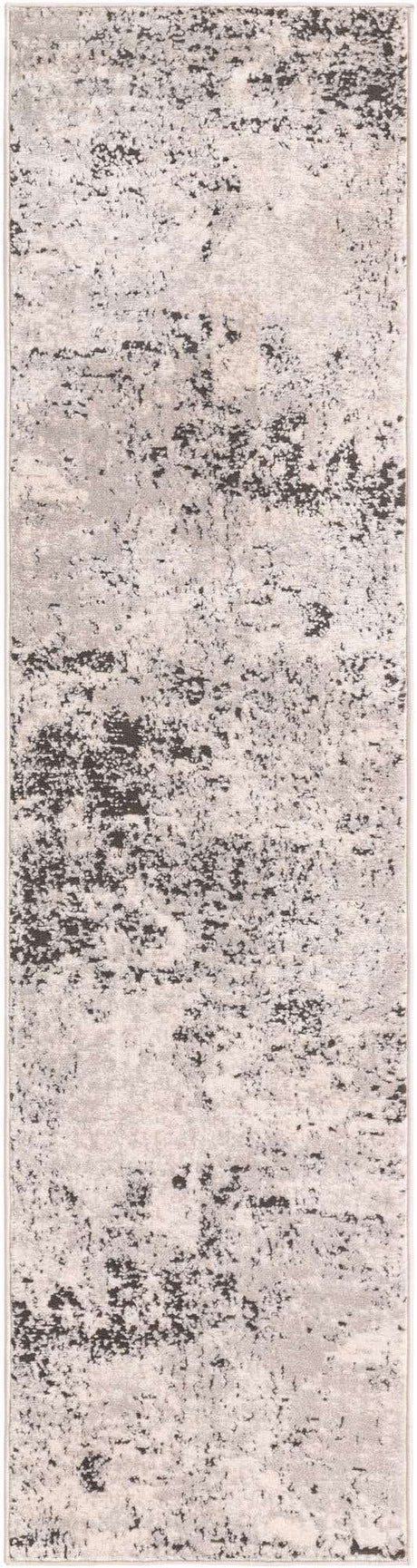 Gray 2' x 8' Leipzig Runner Area Rug 75% Polypropylene & 25% Polyester Modern Contemporary Carpet for Kitchens, Bedroom, Living Room Home Decor for Sale at Rug Engine