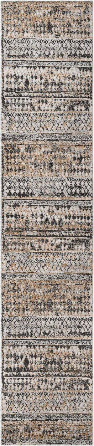 Beige 2' 7 x 13' 1 Leipzig Runner Area Rug 75% Polypropylene & 25% Polyester Modern Contemporary Carpet for Kitchens, Bedroom, Living Room Home Decor for Sale at Rug Engine