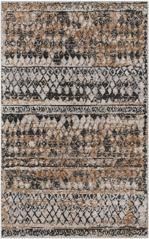 Beige 3' 3 x 5' 3 Leipzig Rectangle Area Rug 75% Polypropylene & 25% Polyester Modern Contemporary Carpet for Kitchens, Bedroom, Living Room Home Decor for Sale at Rug Engine