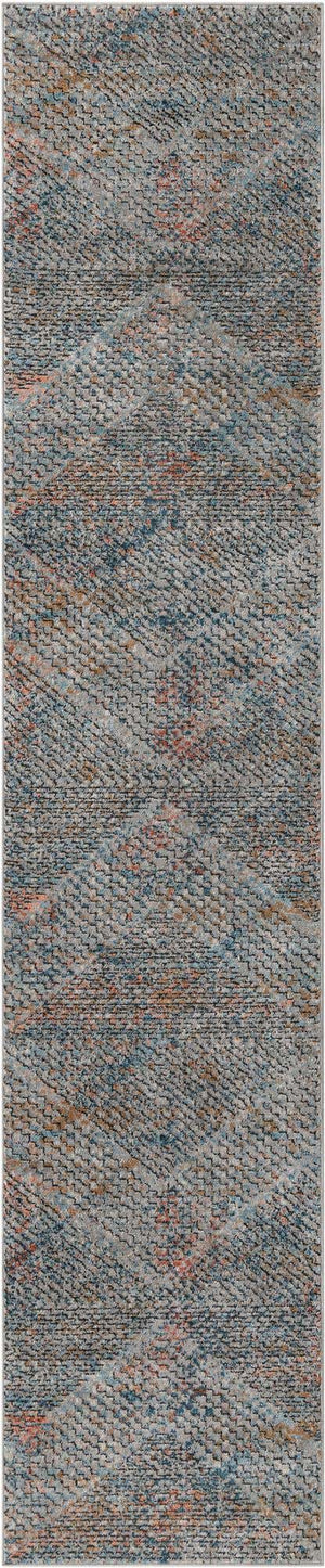 Multicolor 2' 7 x 13' 1 Leipzig Runner Area Rug 75% Polypropylene & 25% Polyester Modern Contemporary Carpet for Kitchens, Bedroom, Living Room Home Decor for Sale at Rug Engine