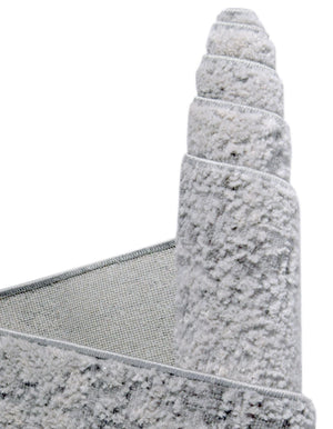 Gray 5' 3 x 7' 10 Caspian Oval Area Rug 60% Polypropylene & 40% Polyester With Cotton Backing Modern Chic Carpet for Home Interior Design Decorating for Sale at Rug Engine