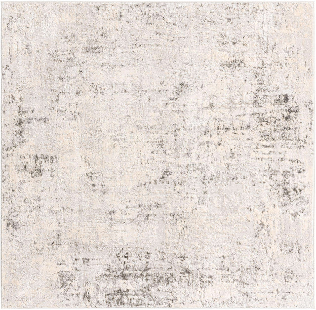 Gray 6' 1 x 6' 1 Caspian Square Area Rug 60% Polypropylene & 40% Polyester With Cotton Backing Modern Chic Carpet for Home Interior Design Decorating for Sale at Rug Engine