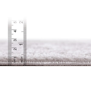 Gray 7' 10 x 7' 10 Caspian Square Area Rug 60% Polypropylene & 40% Polyester With Cotton Backing Modern Chic Carpet for Home Interior Design Decorating for Sale at Rug Engine