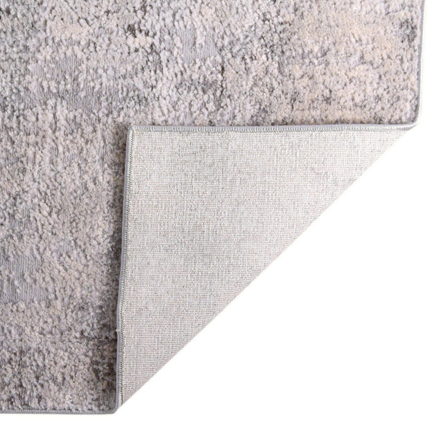 Gray 6' 1 x 6' 1 Caspian Square Area Rug 60% Polypropylene & 40% Polyester With Cotton Backing Modern Chic Carpet for Home Interior Design Decorating for Sale at Rug Engine