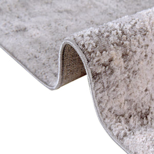 Gray 6' 1 x 6' 1 Caspian Square Area Rug 60% Polypropylene & 40% Polyester With Cotton Backing Modern Chic Carpet for Home Interior Design Decorating for Sale at Rug Engine