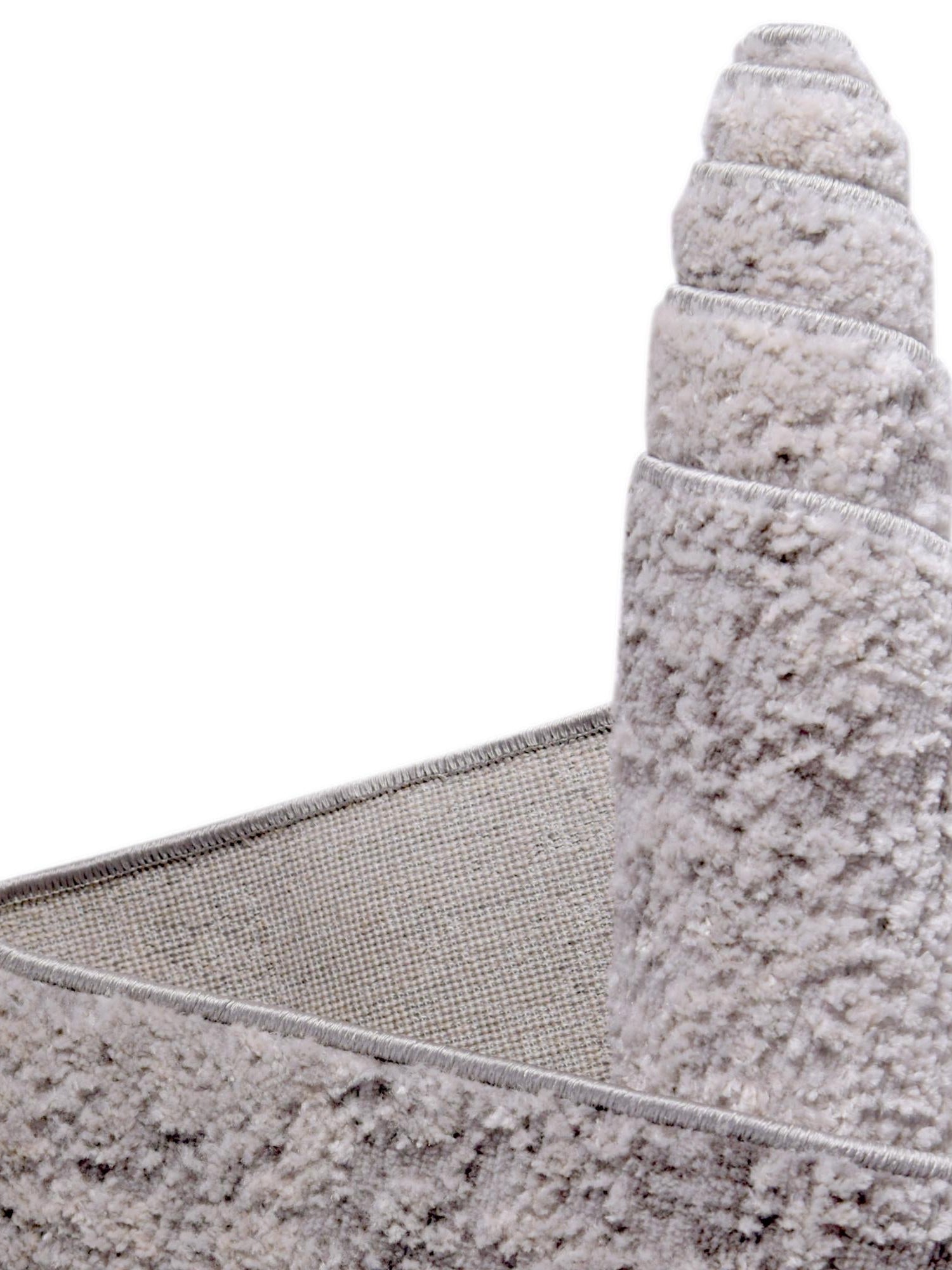Gray 6' 1 x 6' 1 Caspian Square Area Rug 60% Polypropylene & 40% Polyester With Cotton Backing Modern Chic Carpet for Home Interior Design Decorating for Sale at Rug Engine