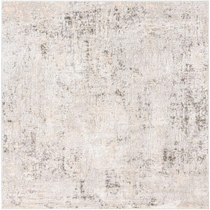 Gray 7' 10 x 7' 10 Caspian Square Area Rug 60% Polypropylene & 40% Polyester With Cotton Backing Modern Chic Carpet for Home Interior Design Decorating for Sale at Rug Engine