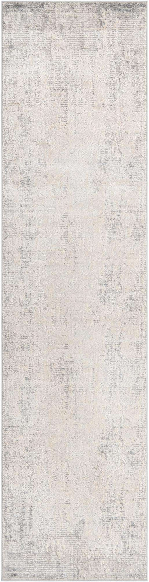 Gray 2' 7 x 10' Caspian Runner Area Rug 60% Polypropylene & 40% Polyester With Cotton Backing Modern Chic Carpet for Home Interior Design Decorating for Sale at Rug Engine