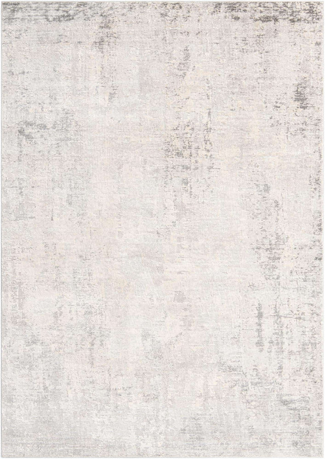 Gray 7' 10 x 11' Caspian Rectangle Area Rug 60% Polypropylene & 40% Polyester With Cotton Backing Modern Chic Carpet for Home Interior Design Decorating for Sale at Rug Engine