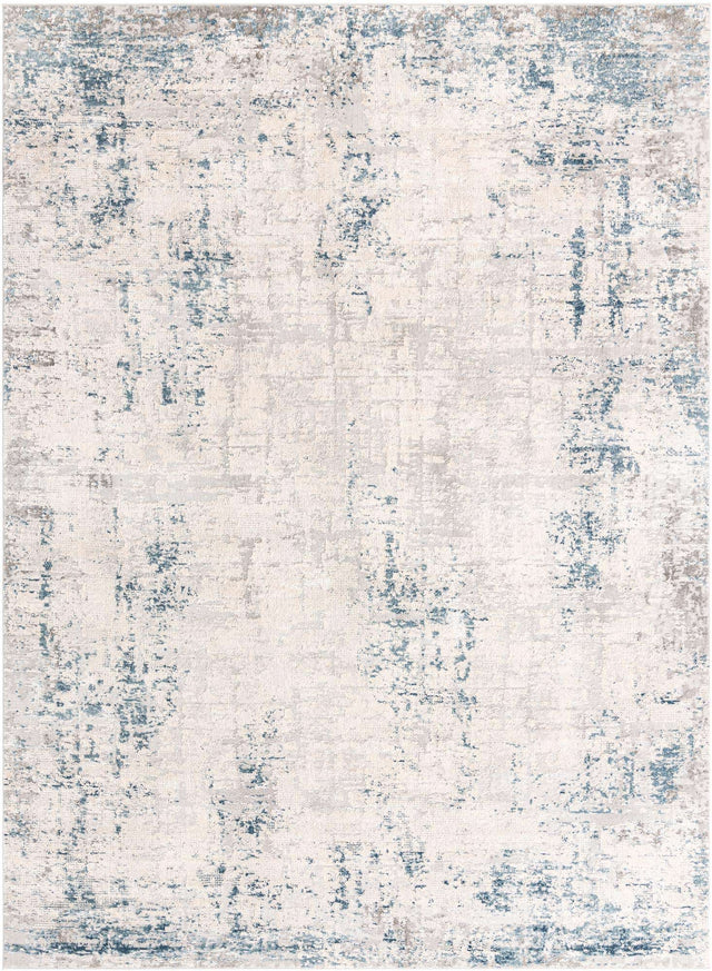 Gray Blue 10' x 13' 1 Caspian Rectangle Area Rug 60% Polypropylene & 40% Polyester With Cotton Backing Modern Chic Carpet for Home Interior Design Decorating for Sale at Rug Engine