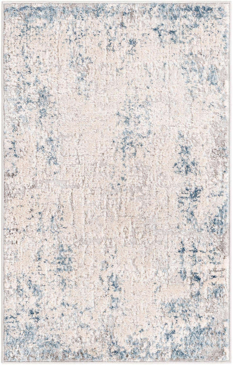 Gray Blue 2' x 3' 1 Caspian Rectangle Area Rug 60% Polypropylene & 40% Polyester With Cotton Backing Modern Chic Carpet for Home Interior Design Decorating for Sale at Rug Engine