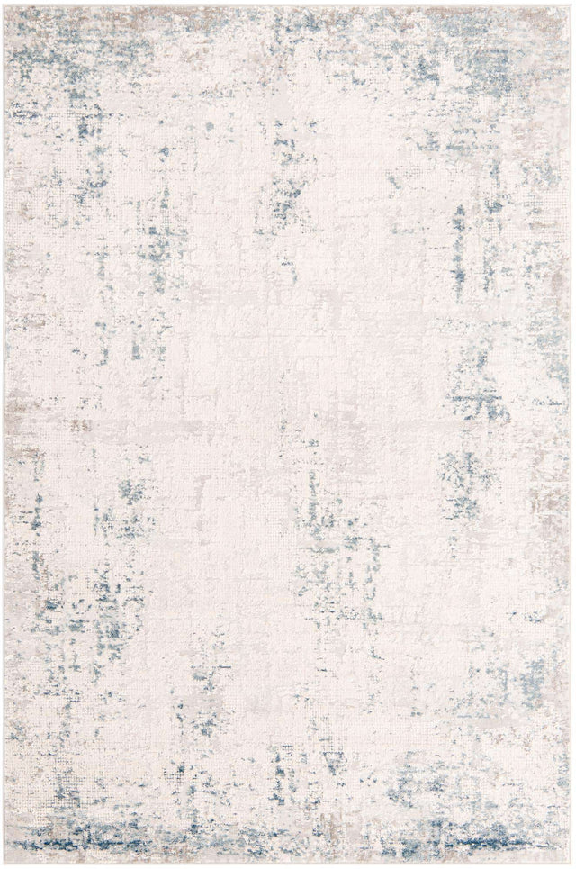 Gray Blue 6' 1 x 9' Caspian Rectangle Area Rug 60% Polypropylene & 40% Polyester With Cotton Backing Modern Chic Carpet for Home Interior Design Decorating for Sale at Rug Engine