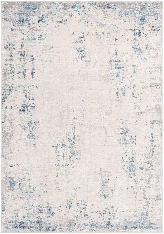 Gray Blue 7' 10 x 11' Caspian Rectangle Area Rug 60% Polypropylene & 40% Polyester With Cotton Backing Modern Chic Carpet for Home Interior Design Decorating for Sale at Rug Engine
