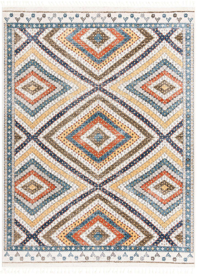 Blue 10' x 13' 1 Aramis Rectangle Area Rug Polypropylene With Cotton Backing Easy Clean Living Room Bedroom Dining Office Carpet for Sale at Rug Engine