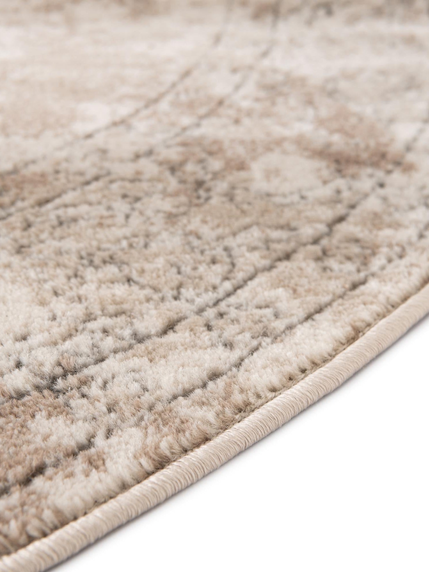 Ivory 6' 1 x 9' Portland Oval Area Rug 85% Polypropylene & 15% Polyester Vintage Distressed Traditional Carpet for Home Decor for Sale at Rug Engine