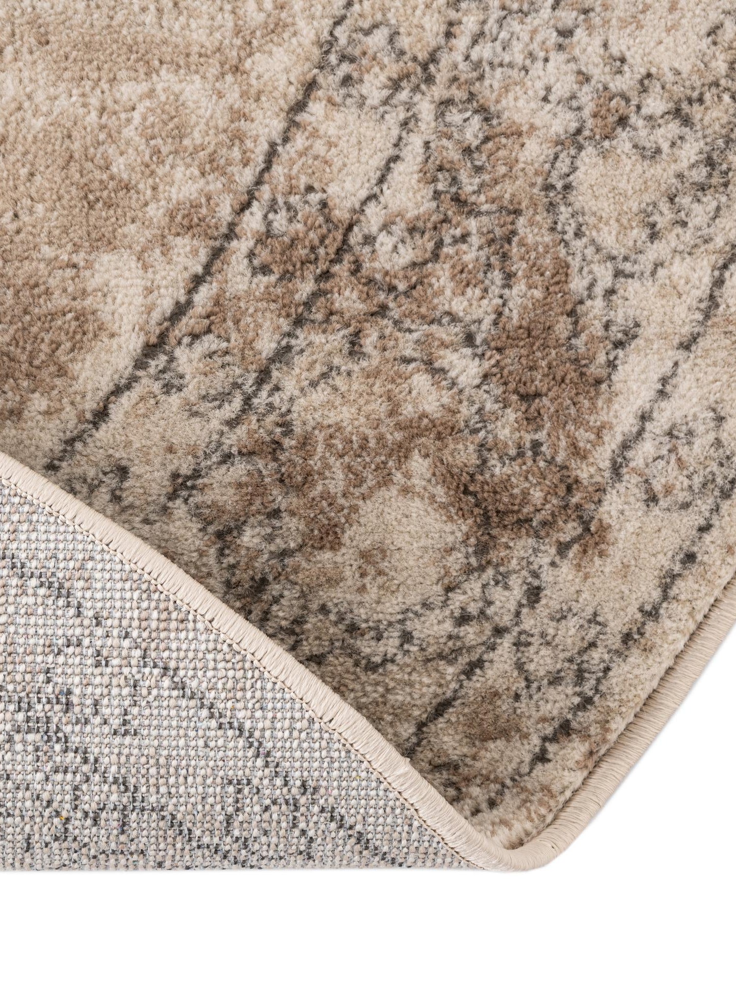 Ivory 3' 1 x 5' 3 Portland Oval Area Rug 85% Polypropylene & 15% Polyester Vintage Distressed Traditional Carpet for Home Decor for Sale at Rug Engine