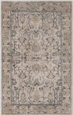 Ivory 3' 1 x 5' 3 Portland Rectangle Area Rug 85% Polypropylene & 15% Polyester Vintage Distressed Traditional Carpet for Home Decor for Sale at Rug Engine