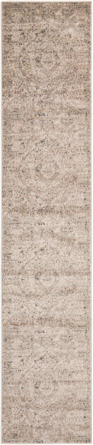 Beige 2' 7 x 13' 1 Portland Runner Area Rug 85% Polypropylene & 15% Polyester Vintage Distressed Traditional Carpet for Home Decor for Sale at Rug Engine