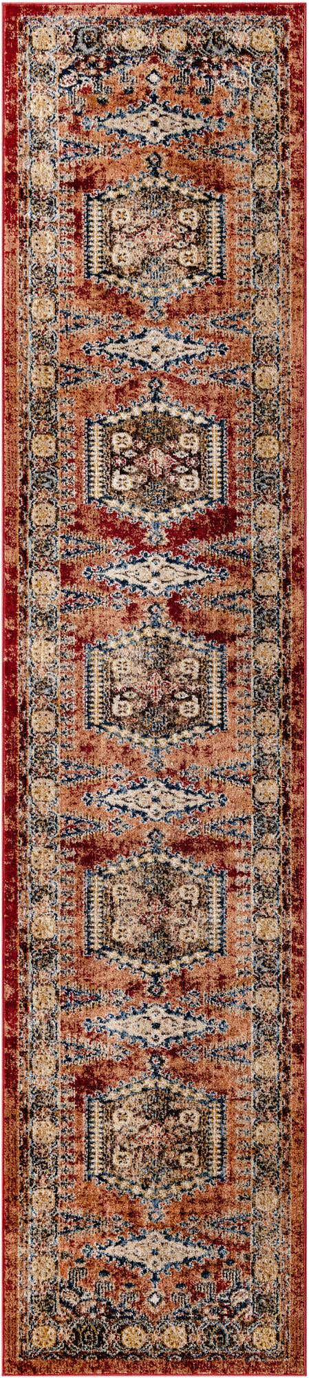 Terracotta 2' 7 x 12' Utopia Runner Area Rug Traditional Vintage Persian Inspired Vivid Color Durable Carpet for Unique Interiors for Sale at Rug Engine