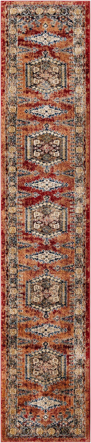 Terracotta 2' 7 x 13' 1 Utopia Runner Area Rug Traditional Vintage Persian Inspired Vivid Color Durable Carpet for Unique Interiors for Sale at Rug Engine