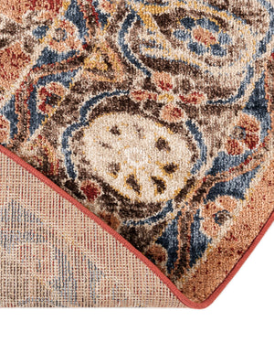 Terracotta 5' 3 x 8' Utopia Oval Area Rug Traditional Vintage Persian Inspired Vivid Color Durable Carpet for Unique Interiors for Sale at Rug Engine