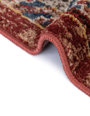Terracotta 5' 3 x 8' Utopia Oval Area Rug Traditional Vintage Persian Inspired Vivid Color Durable Carpet for Unique Interiors for Sale at Rug Engine