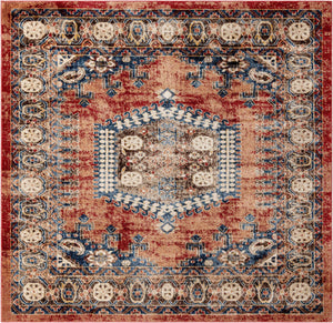 Terracotta 7' 10 x 7' 10 Utopia Square Area Rug Traditional Vintage Persian Inspired Vivid Color Durable Carpet for Unique Interiors for Sale at Rug Engine