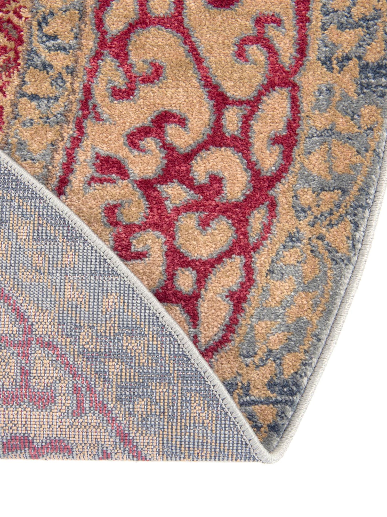 Light Blue 5' 1 x 5' 1 Palace Round Area Rug