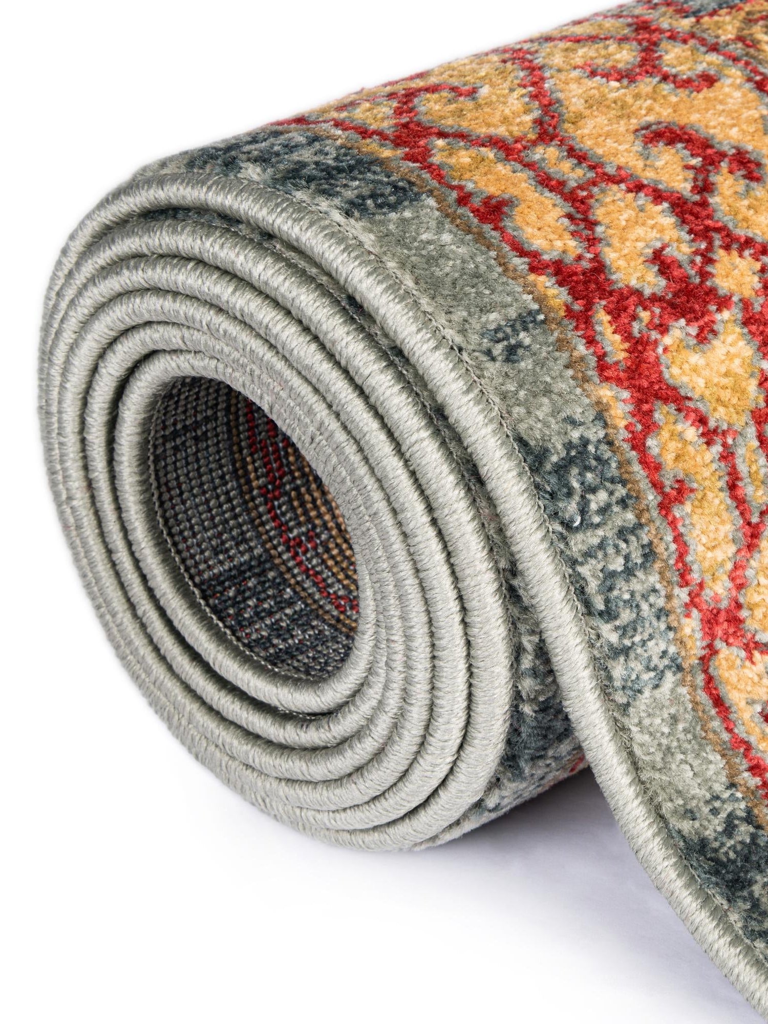 Light Blue 5' 1 x 5' 1 Palace Round Area Rug