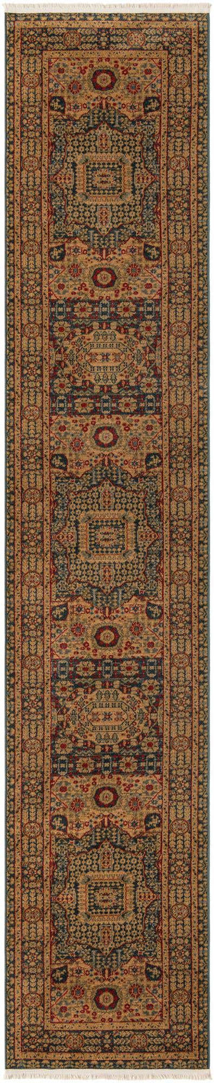 Blue 2' 7 x 13' 1 Palace Runner Area Rug