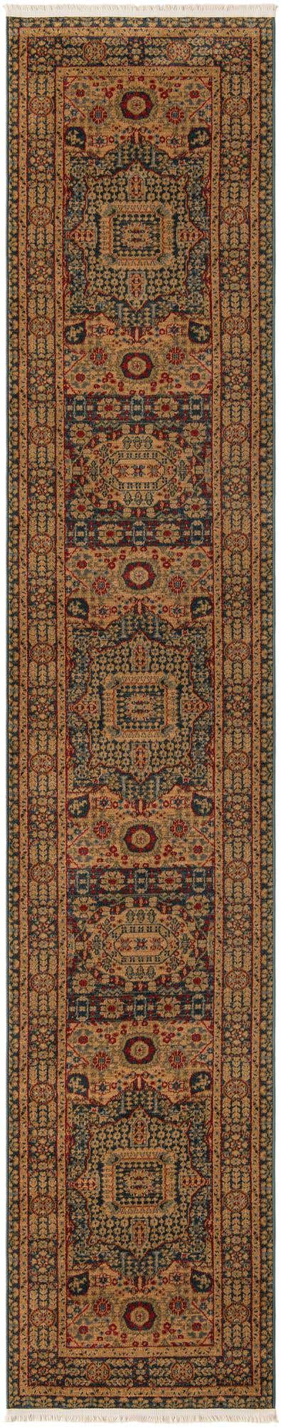 Blue 2' 7 x 13' 1 Palace Runner Area Rug