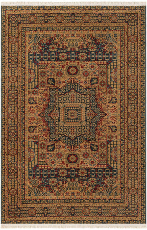 Blue 4' 1 x 6' 1 Palace Rectangle Area Rug
