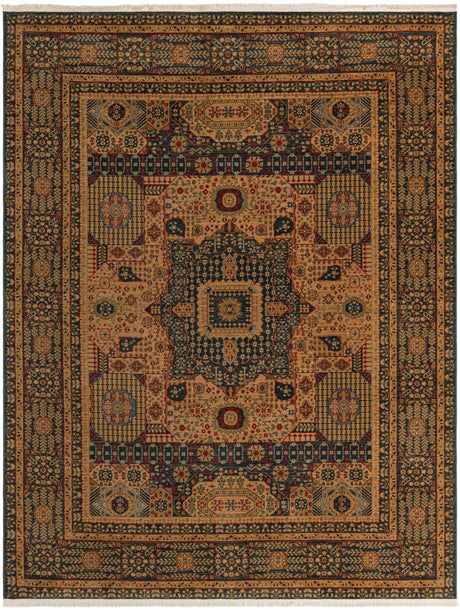 Blue 8' x 10' Palace Rectangle Area Rug
