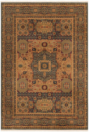 Blue 8' x 11' Palace Rectangle Area Rug