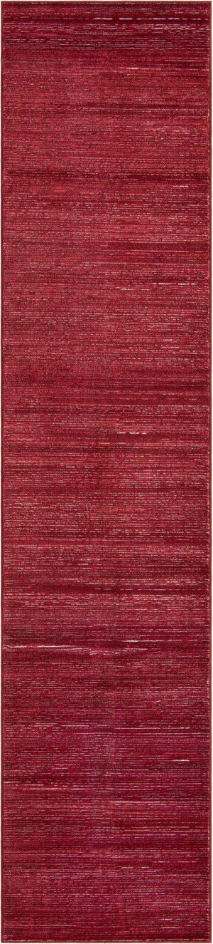 Red 2' 7 x 12' Finsbury Runner Area Rug 60% Polypropylene & 40% Polyester Contemporary Carpet for Living Rooms, Dining, Offices for Sale at Rug Engine