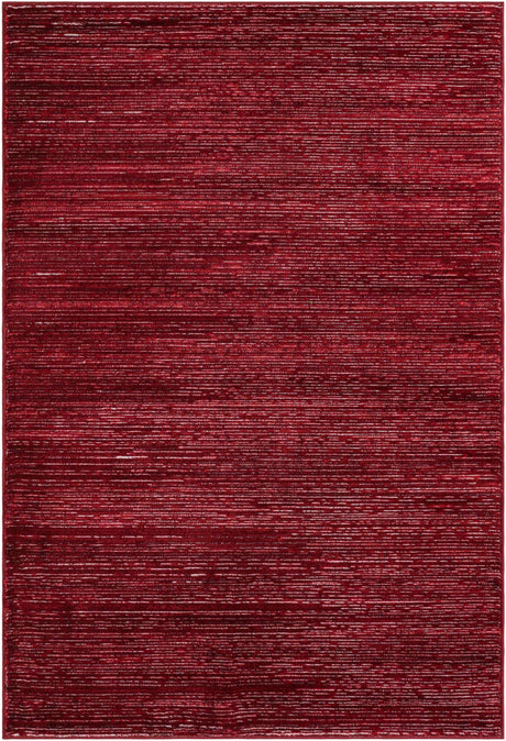 Red 4' 1 x 6' 1 Finsbury Rectangle Area Rug 60% Polypropylene & 40% Polyester Contemporary Carpet for Living Rooms, Dining, Offices for Sale at Rug Engine