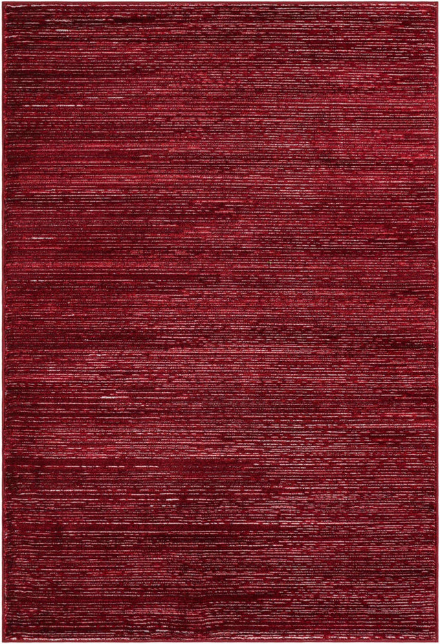 Red 4' 1 x 6' 1 Finsbury Rectangle Area Rug 60% Polypropylene & 40% Polyester Contemporary Carpet for Living Rooms, Dining, Offices for Sale at Rug Engine