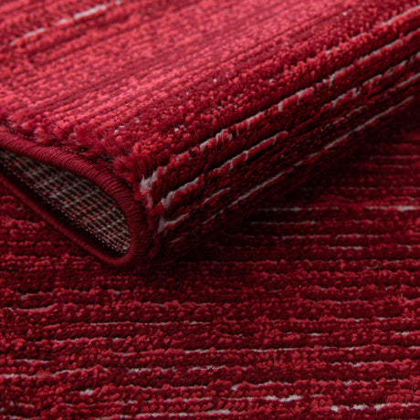 Red 7' 10 x 7' 10 Finsbury Octagon Area Rug 60% Polypropylene & 40% Polyester Contemporary Carpet for Living Rooms, Dining, Offices for Sale at Rug Engine