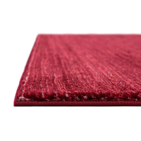 Red 5' 3 x 5' 3 Finsbury Octagon Area Rug 60% Polypropylene & 40% Polyester Contemporary Carpet for Living Rooms, Dining, Offices for Sale at Rug Engine